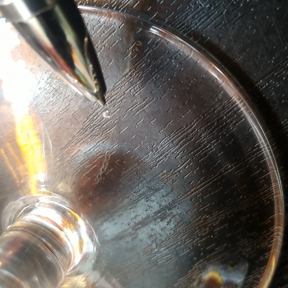 Hand Blown Red & Orange Margarita Glasses - Picture 11 of 12